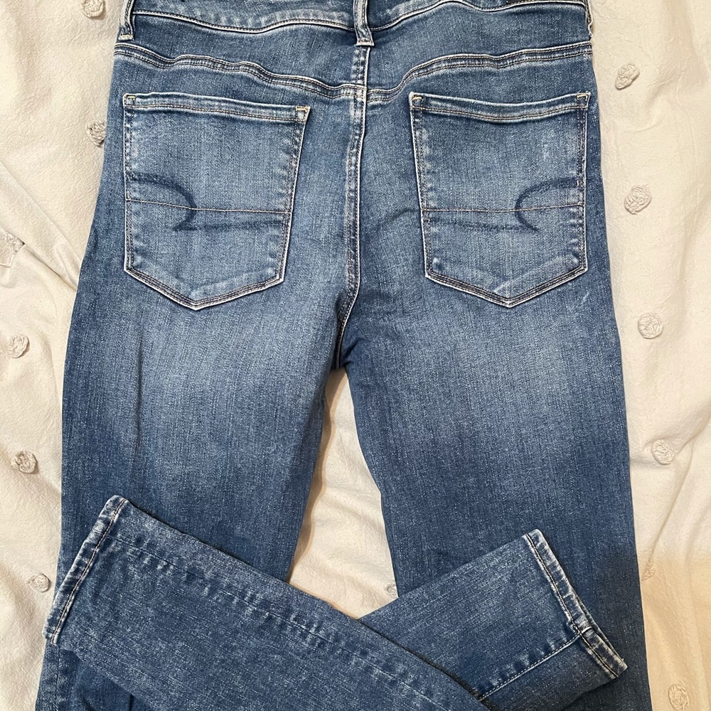 AE hi-rise jeggings size 10 LONG